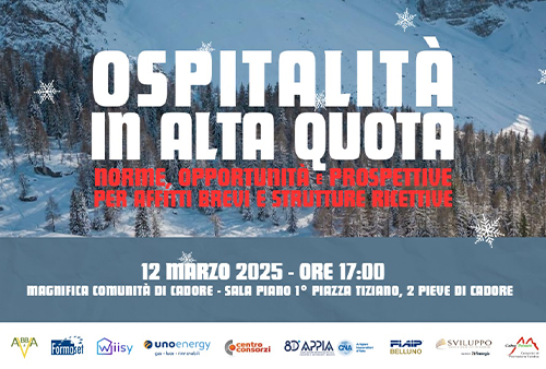 Locandina evento Ospitalità in Alta Quota