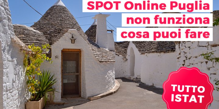 Spot Online Puglia non funziona cosa puoi fare Wiisy