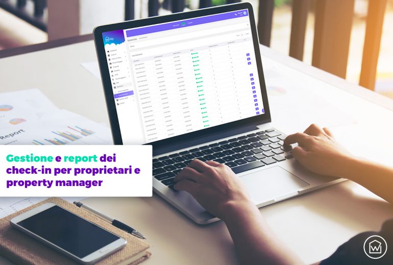 Gestione e report dei check-in per proprietari e property manager