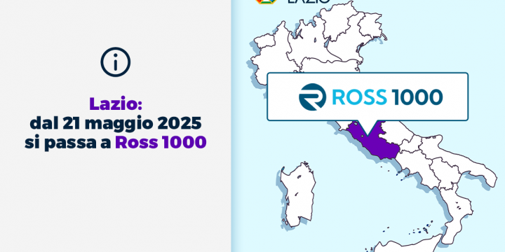 Regione Lazio Ross1000 per la comunicazione dati ISTAT