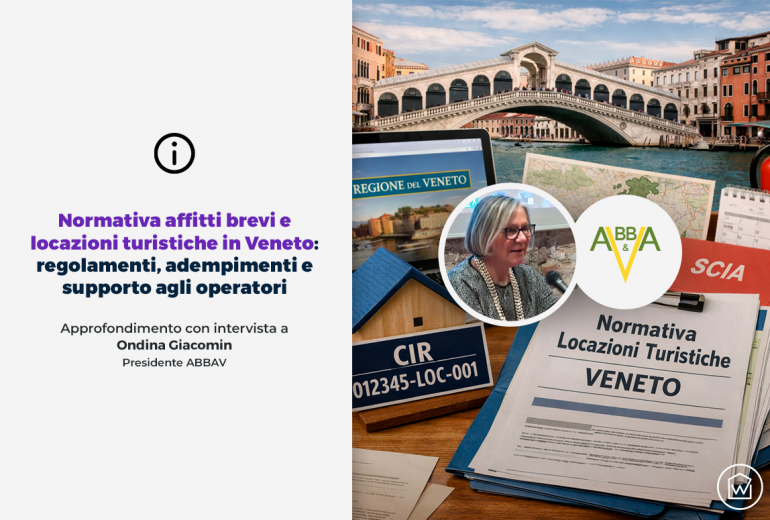 Normativa affitti brevi e locazioni turistiche in Veneto regolamenti adempimenti e supporto agli operatori
