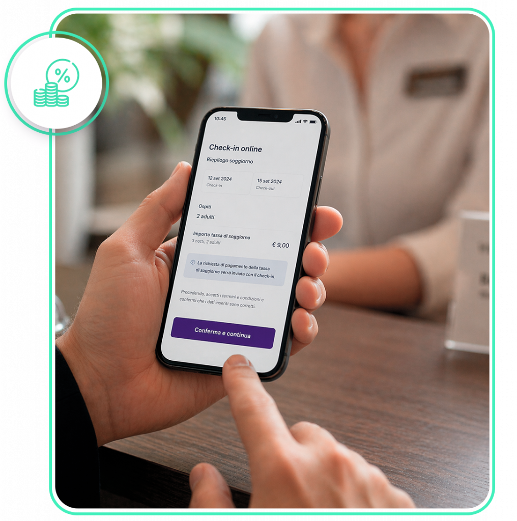 Pagamento della tassa di soggiorno online