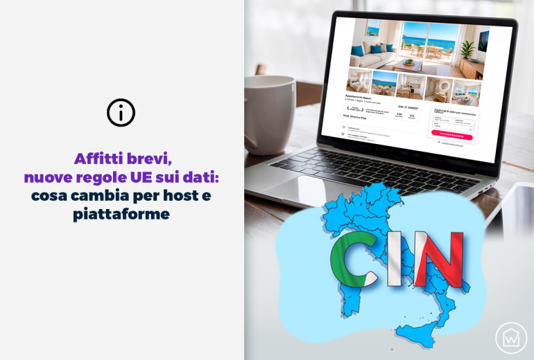 Affitti brevi e nuove regole UE sui dati con riferimento al CIN per host e piattaforme