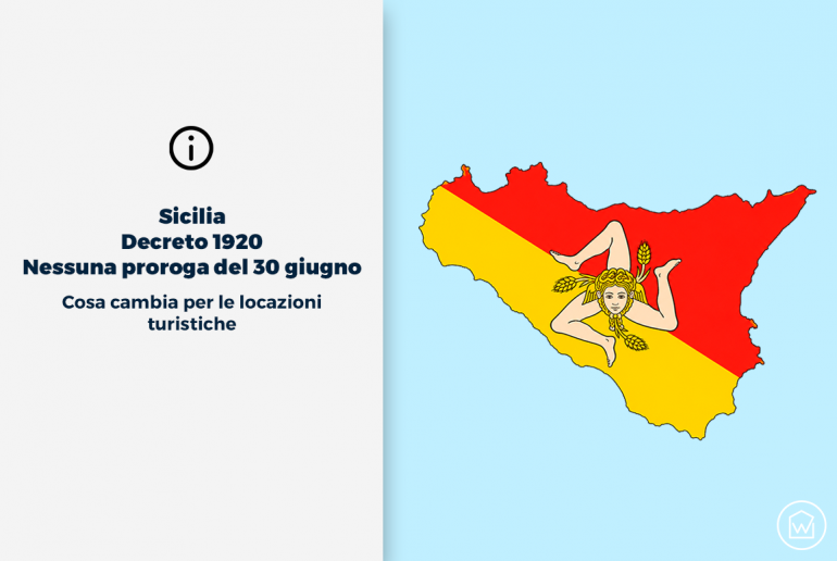 Decreto Assessoriale 1920 sulle locazioni turistiche in Sicilia