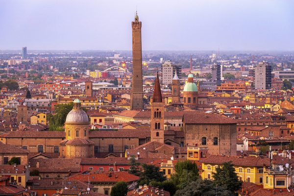 Veduta sulla città di Bologna