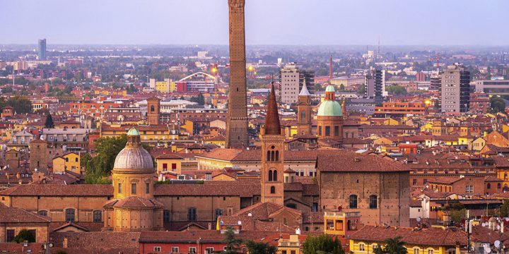 Veduta sulla città di Bologna